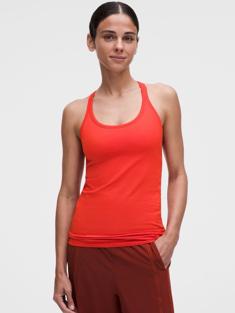 Ebb to Street Tank, Light Support B/C cup Lululemon Cherry Ember
